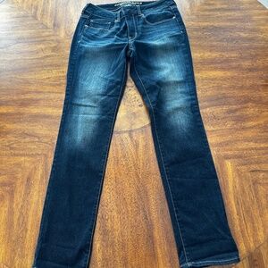 American Eagle Women’s Skinny Jeans- Dark- Size 10